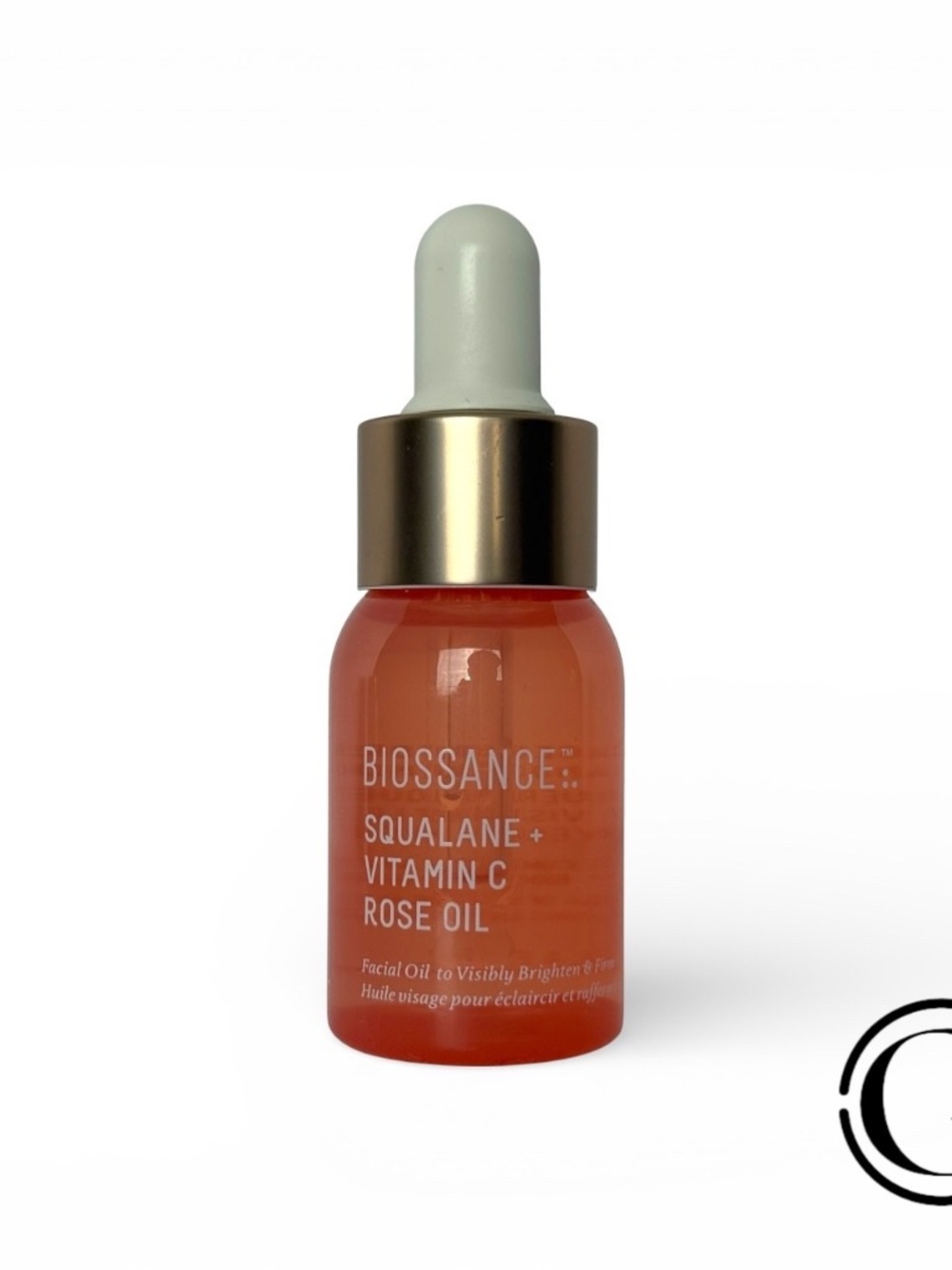 Biossance Squalane + Vitamin C Rose Oil-Travel Size 0.4 fl oz NWOB